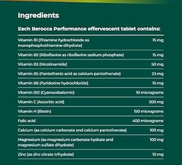 Berocca Performance Orange 45 Effervescent Tablets : Amazon.co.uk: Health & Personal Care