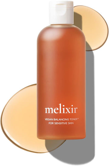 Melixir Vegan Balancing Toner For Calming Skin With Organic Green Tea Extract | 9.8 Fl Oz | Alcohol Free Facial Toner For Sensitive Skin | Natural Korean Toner | Cruelty-Free (Package May Vary)