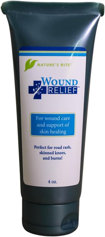 Nature'S Rite Wound Relief, Healing Oitment, Fast Acting Wound Healing Gel, Natural Formula With Silver Colloid And Aloe Vera
