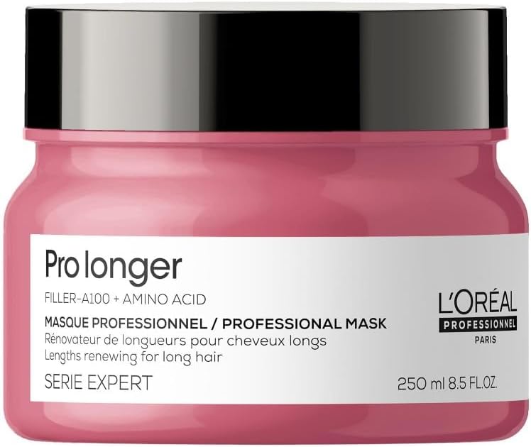 L’Oréal Professionnel Mask, With Filler-A100 And Amino Acid For Long Hair With Thin Ends, Serie Expert Pro Longer, 250 Ml