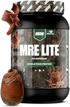REDCON1 x Mossy Oak MRE Lite Whole Food Protein Powder, Chocolate Moos