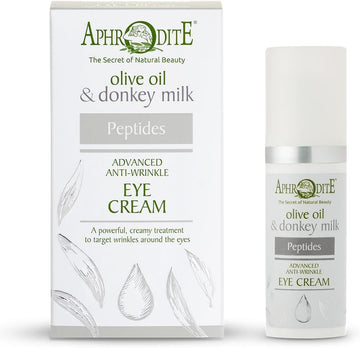 Aphrodite Anti-Wrinkle & Anti-Pollution Eye Cream - Donkey Milk & Olive Oil Infused Eye Cream To Restore Radiance To The Eye Area (30 Ml / 1.01 Fl Oz)