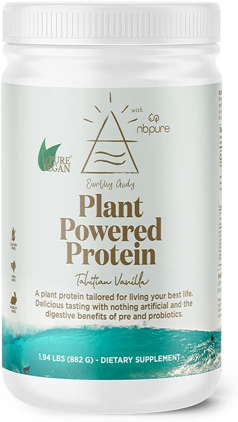 nbpure Earthy Andy Plant Powered Protein, Gluten-Free, Non-GMO, Cruelt