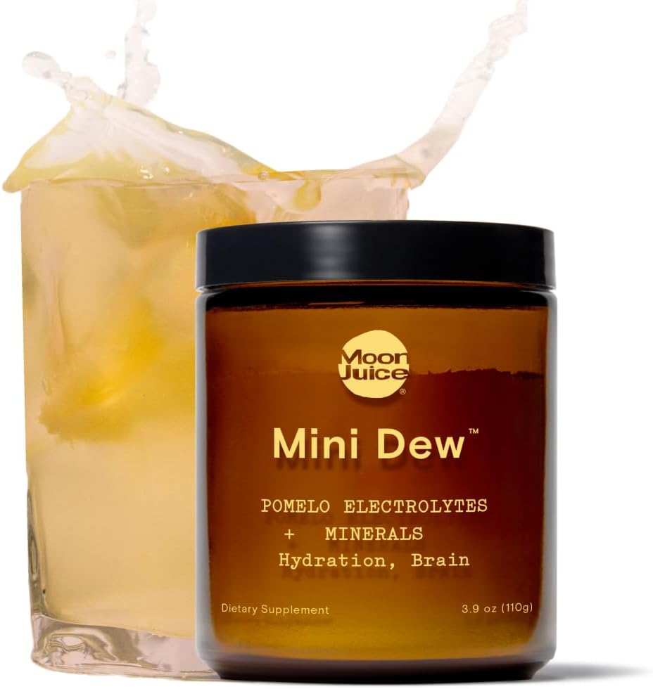 Moon Juice - Mini Dew Electrolytes Powder - Watermelon (30 Servings) - 2In1 Electrolytes & Minerals - Hydration Powder - Magnesium, Calcium, Potassium & Pink Salt - Sugar Free, Vegan, Non Gmo