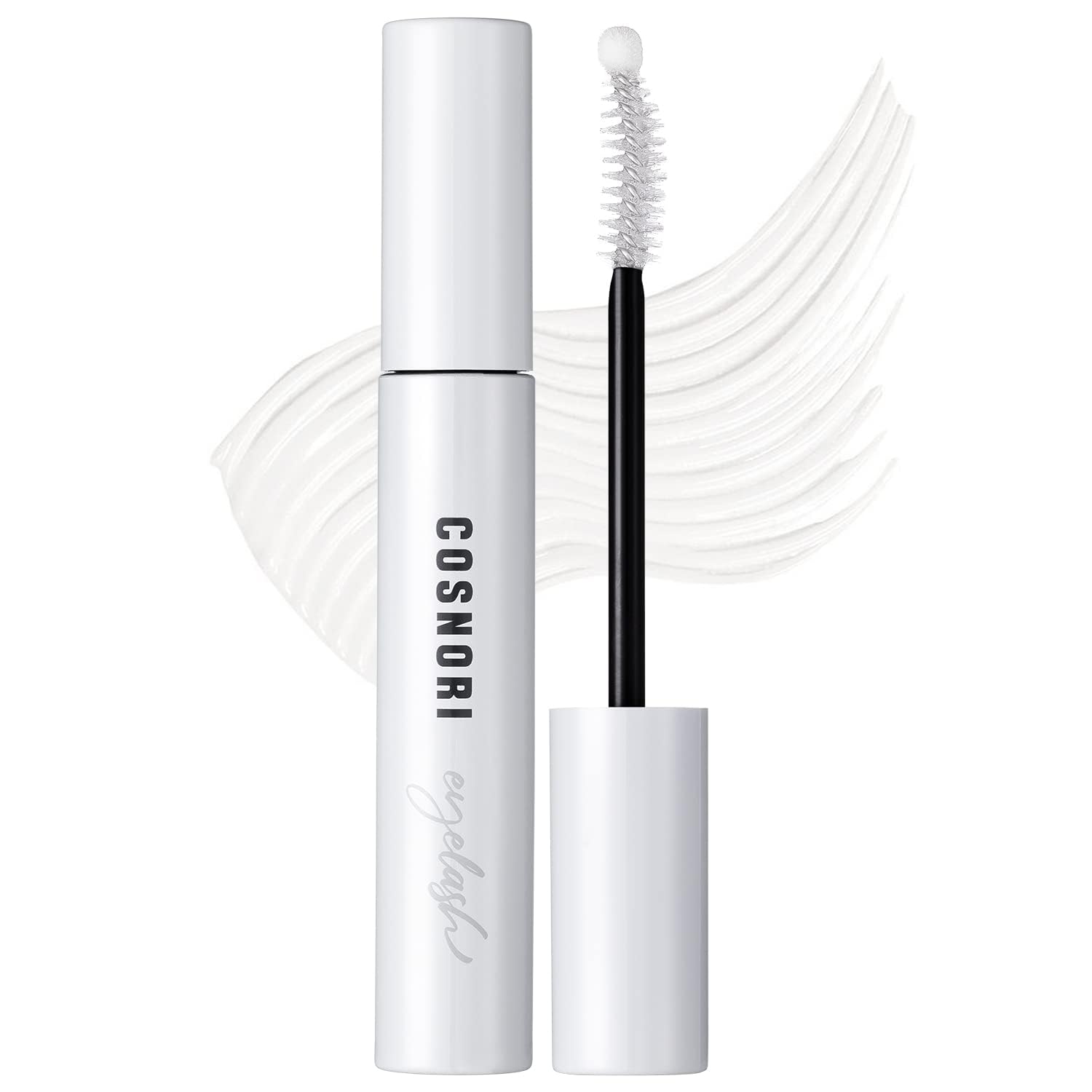 Cosnori Long Active Eyelash Serum - Korean Eyelash Boost Serum – Eyebrow Growth Enhancer For Longer And Thicker – Vegan, Irritation Free- Peptides, Hyaluronic Acid, 0.3 Fl.Oz