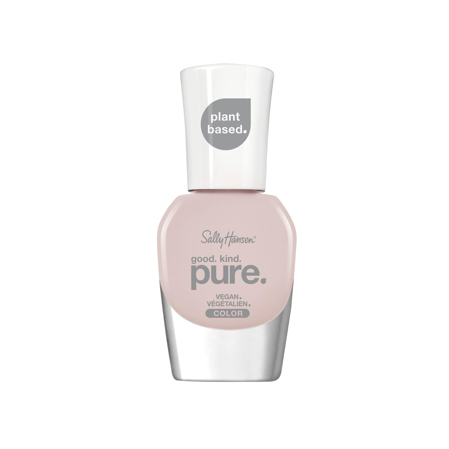 Sally Hansen Good, Kind, Pure Vegan Nail Polish, Elderflower Power, 0.33 Fl Oz, Packaging May Vary