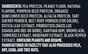 Vega Premium Sport Protein Peanut Butter Protein Powder, Vegan, Non GM