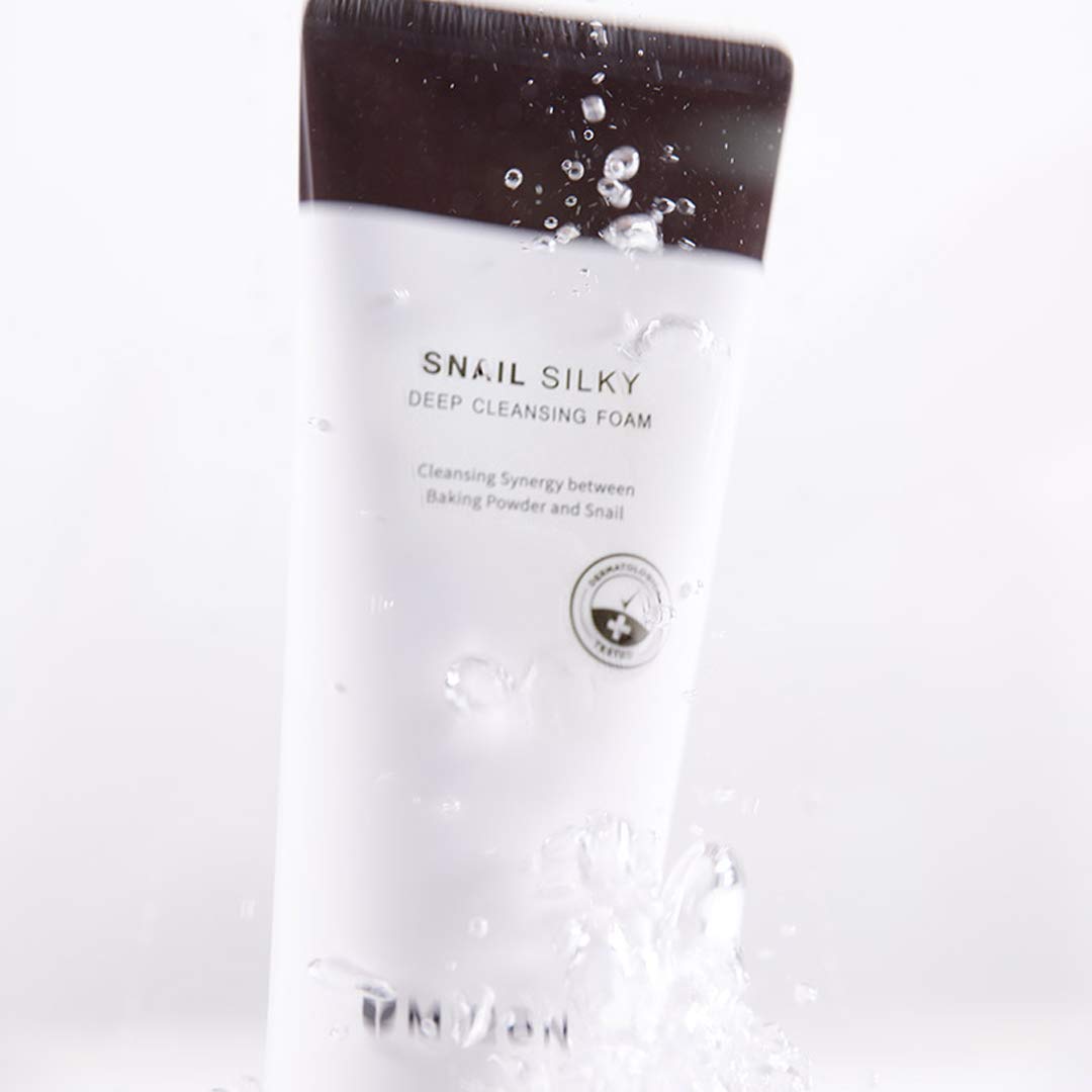 Mizon Snail Silky Deep Cleansing Foam, Cleansing Foam, Remove Dead Skin, Baking Powder Particles, No Irritation, No Dryness, Nutrition (5.29 Oz) : Beauty & Personal Care