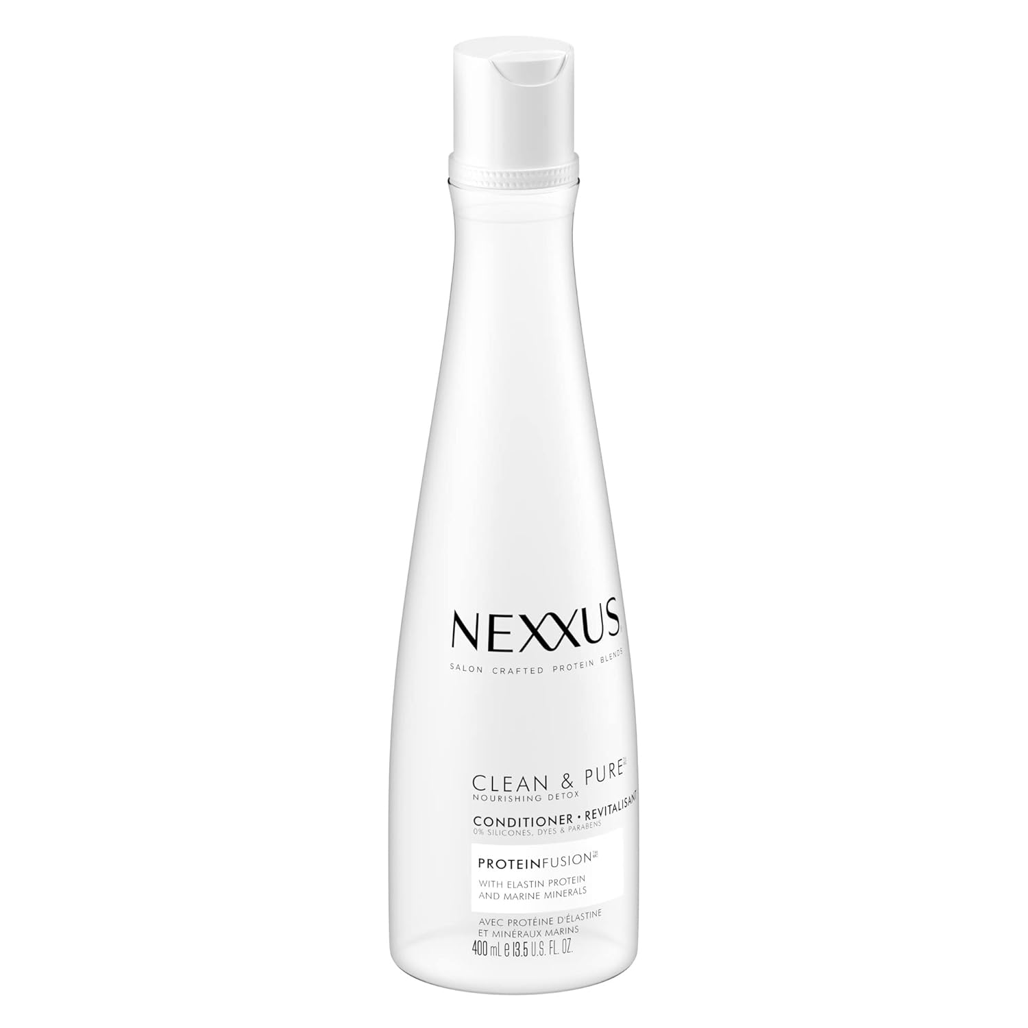 Nexxus Clean and Pure Conditioner Nourished Hair Care, With ProteinFusion, Silicone, Dye, and Paraben Free 13.5 oz : Beauty & Personal Care