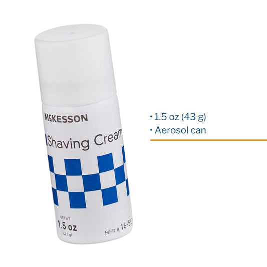 Mckesson Foamy Shaving Cream Bulk 1.5 Oz [144 Count], Foam Lavender Scented For Men And Women