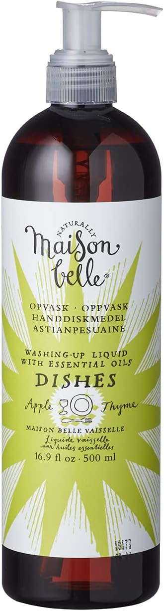 Naturally Maison Belle Dishes - Liquid Soap - Apple & Thyme : Health & Household