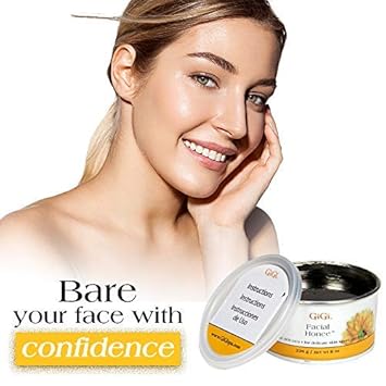 Gigi Facial Honee Wax - Hair Removal Wax For Face And Sensitive Skin, 8 Oz