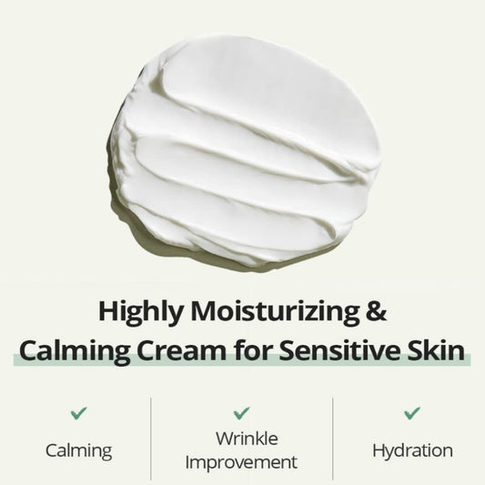 Farmstay Teatree Biome Calming Cream - Day & Night Daily Face Moisturizer Cream For Women & Men, Calming & Hydrating Cream For Dry, Sensitive, Itchy Skin, Acne, Korean Skin Care 2.70 Fl. Oz / 80Ml