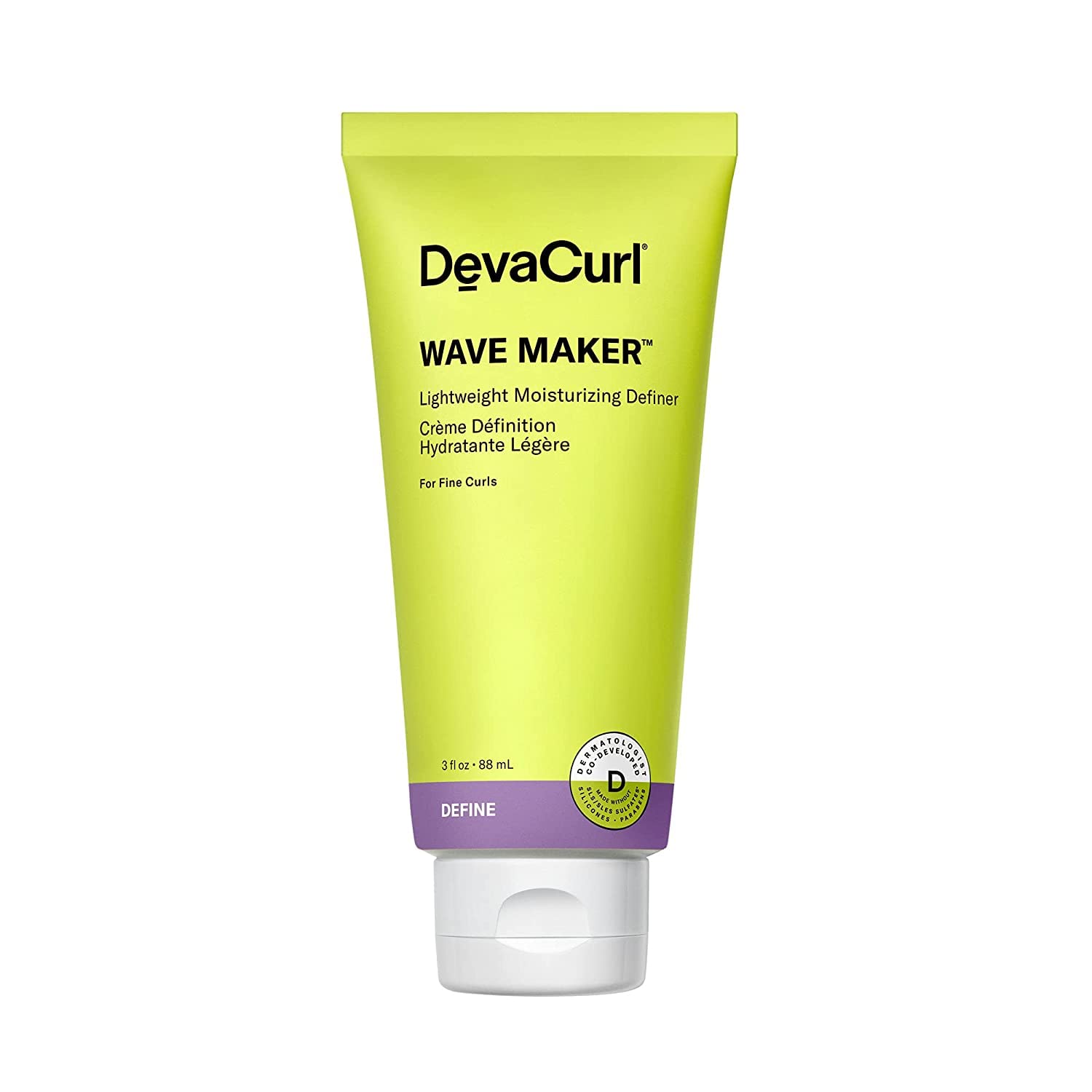 Devacurl Wave Maker Lightweight Moisturizing Definer | Hydrates And Smooths Curls | Tames Frizz Up To 48 Hours