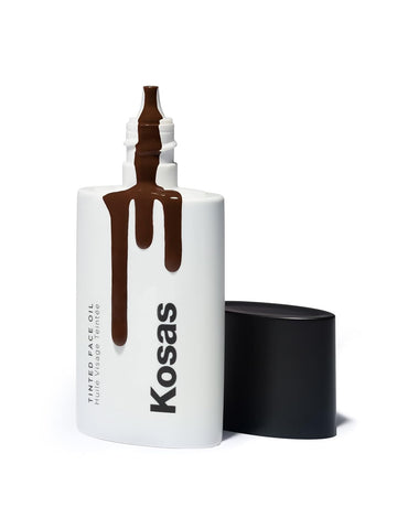 Kosas Tinted Face Oil | Nourishing, Light-Coverage Tinted Foundation, (Tone 8.7)