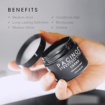 Pacinos Creme Hair Sculpting Wax Cream - Water Soluble Medium Shine Styling Cream