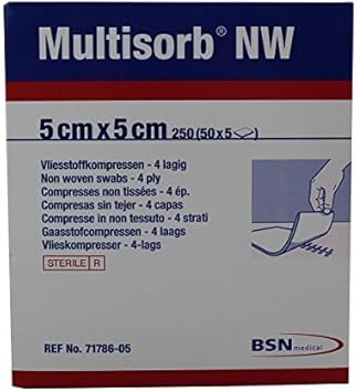 Multisorb Sterile Gauze Swabs - 5 X 5Cm - Pack 50