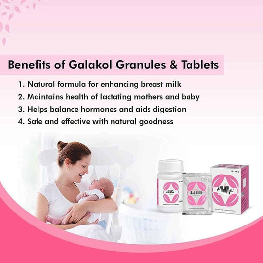 Logy Charak Pharma Galakol Tablet To Improve Lactation - 40 Tablets (Pack Of 2)