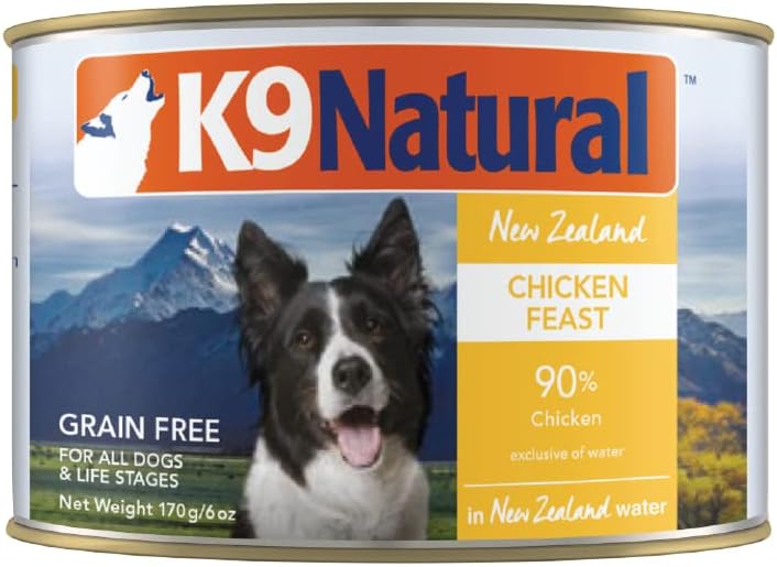 K9 Natural - Bpa & Gelatin Free Canned Dog Food - Chicken, 6Oz (12 Pack)