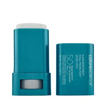 Colorescience Sunforgettable Total Protection Sport Stick Spf 50, Mineral, Broad Spectrum, Water/Sweat Resistant, Reef Safe, Hypoallergenic