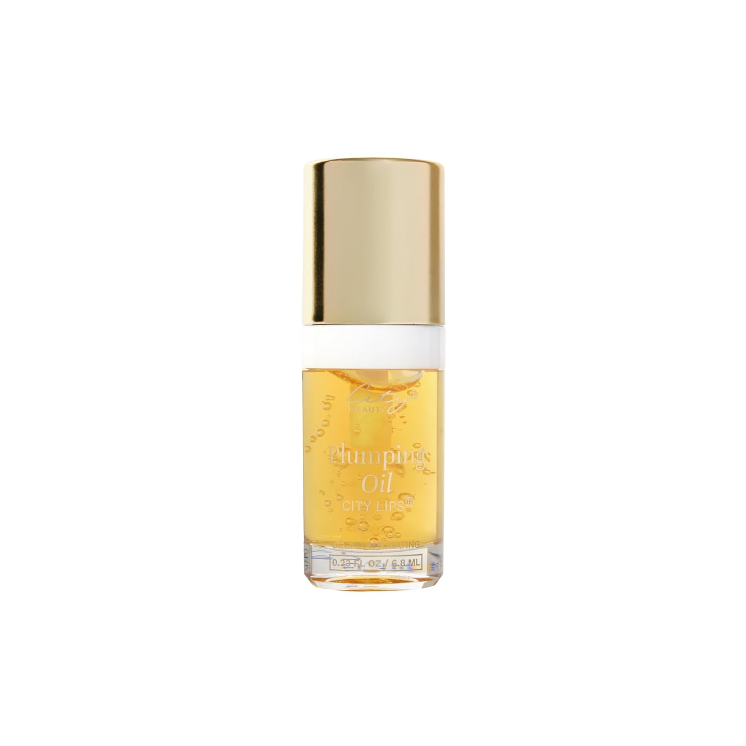 City Beauty City Lips Plumping Oil - Plump, Hydrate, And Restore Overnight - Anti-Aging Lip Treatment - Conditioning Lip Oil With Hyaluronic Acid & Plant Extracts