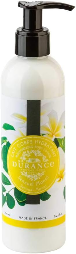 Durance Les Eternelles Moisturising Body Lotion 250Ml, Sensual Monoi Scent - Intensive Moisturiser Enriched With Plant Oils - Fresh & Luscious Texture, No Oily Feeling