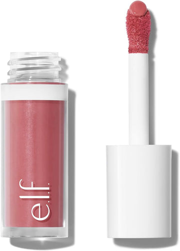 E.L.F. Camo Liquid Blush, Long-Lasting Liquid Blush For High-Pigment Color, Creates A Soft, Dewy Finish, Vegan & Cruelty-Free, Cheeky Lychee