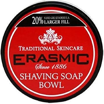 Twelve Packs Of Erasmic Shaving Soap Bowl 90G