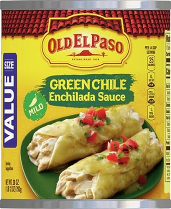 Old El Paso Mild Green Chile Enchilada Sauce, Value Size, 28 oz