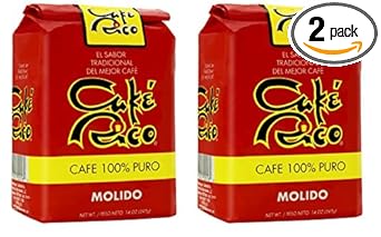 Cafe Rico Ground Regular Puerto Rican Coffee, 14 Ounce Bag (2 Pack)