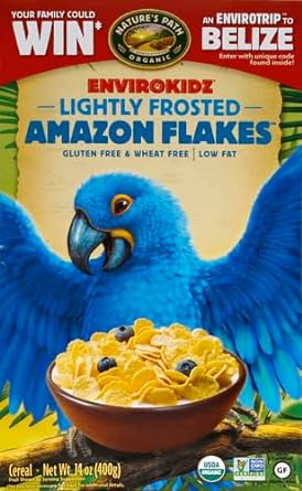 EnviroKidz Amazon Lightly Frosted Flakes Cereal, 11.5 oz