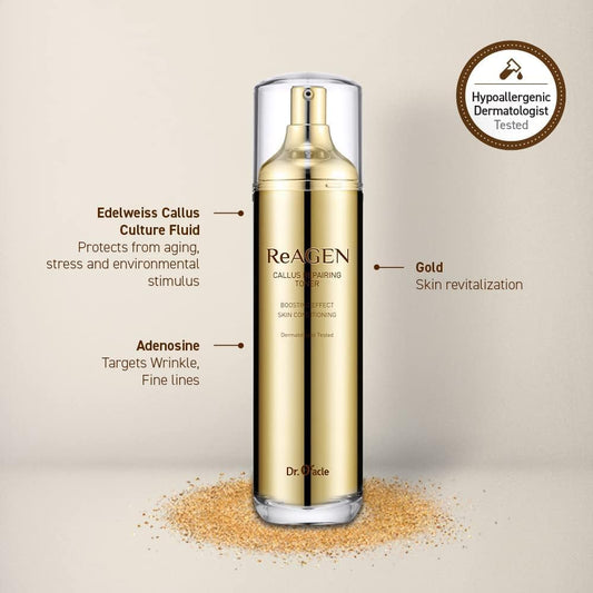 Callus Repairing Toner - Anti-Aging Refining Daily Facial Toner For Dry, Sensitive, Mature Skin, Helps To Firm, Hydrate And Nourish, 4.06 Fl. Oz/120Ml, Dermatologist Tested By Dr.Oracle