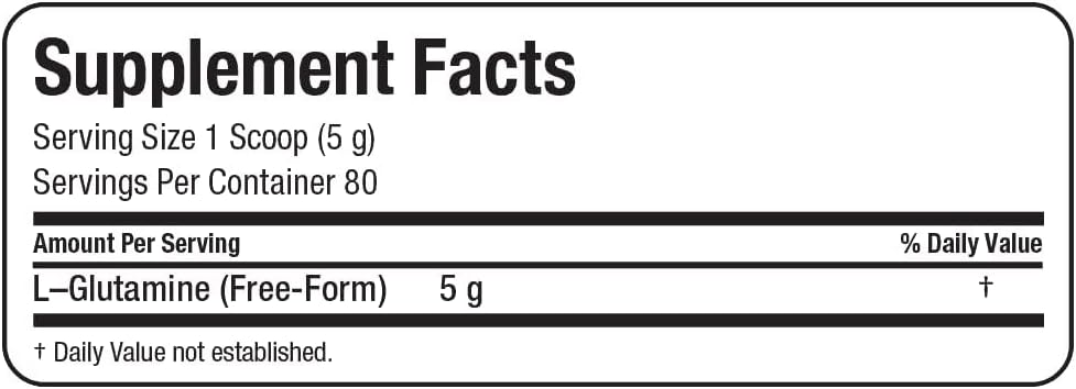 ALLMAX Nutrition L - Glutamine Powder, Muscle Recovery Formula, Gluten Free, Vegan, 400 Grams : Health & Household