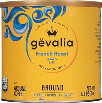 Gevalia French Roast Ground Coffee (27.6 oz Canister)