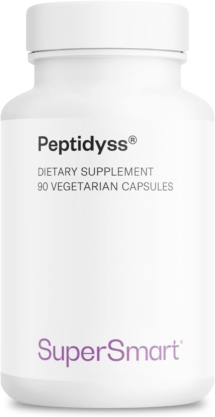 Supersmart - Peptidyss 1200Mg Per Day (Patented & High Potency) - Fish Protein Hydrolysate Supplement - Peptides & Amino Acids Complex | Non-Gmo & Gluten Free - 90 Vegetarian Capsules