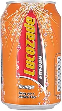 Lucozade Energy Orange Crush Drink 330 Ml (Pack Of 24)