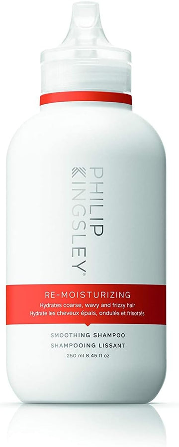 Philip Kingsley | Re-Moisturizing Smoothing Shampoo | For Curly, Frizzy, Wavy, Dry, Coarse Hair Types | Hydrating Shampoo That Re-Moisturizes And Smooths Hair | 250Ml