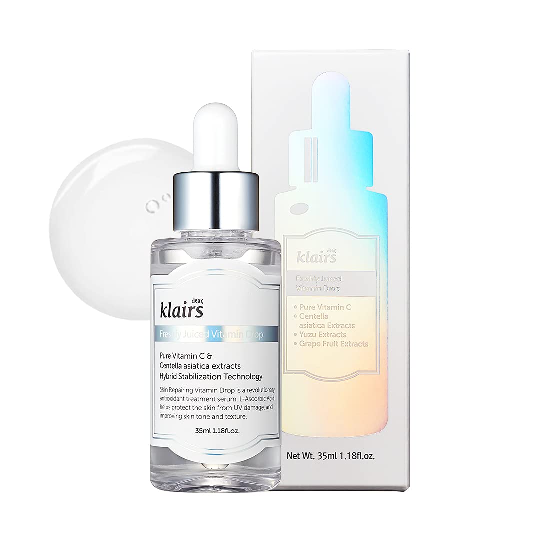 Dearklairs Freshly Juiced Vitamin Drop, 5% Hypoallergenic Pure Vitamin C Serum, 35Ml, 1.18Oz | A Potent Skin Rejuvenator, L Ascorbic Acid , Antioxidant Serum For Face, Korean Skincare