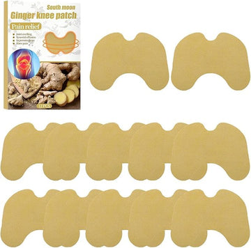 Ginger Knee Patches – Natural Pain Relief for Joint Swelling, Arthritis & Knee Discomfort (12 Pcs)