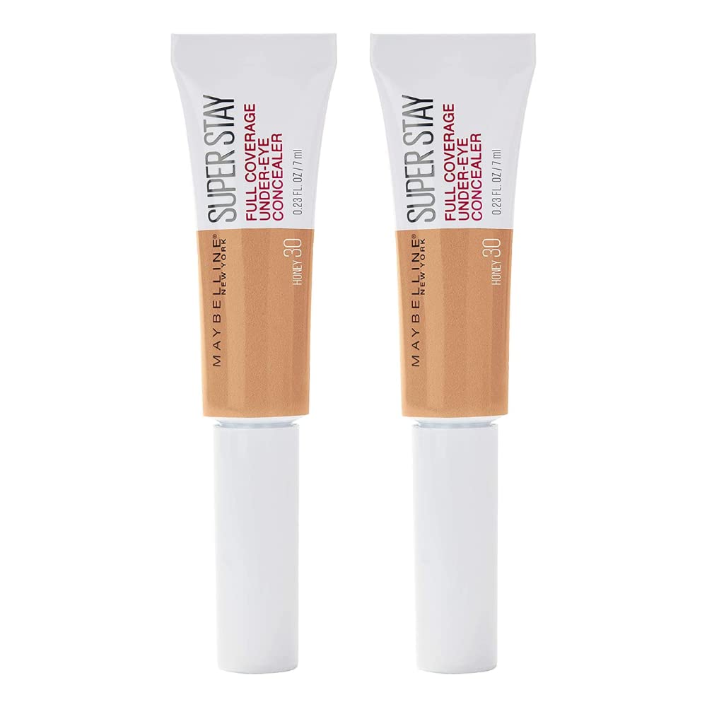 2 X Maybelline Superstay Full Coverage Under-Eye Concealer 6Ml - 30 Honey