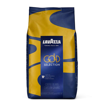 Lavazza Gold Selection Whole Bean Coffee Blend, Medium Espresso Roast, 2.2 Pound Bag ,Authentic Italian, Blended And Roasted In Italy,Well Balanced, Medium Roast With Notes Of Honey And Almond