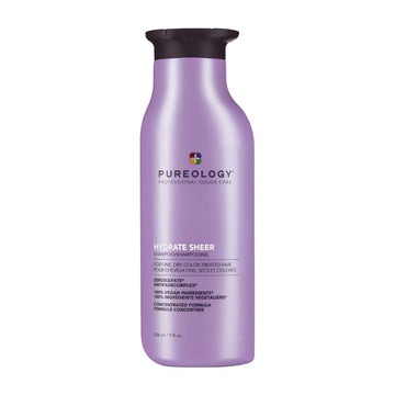 Pureology Hydrate Sheer Nourishing Shampoo | For Fine, Dry Color Treated Hair | Sulfate-Free | Silicone-Free | Vegan