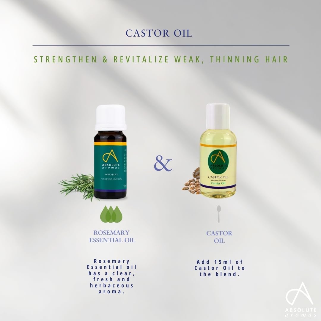 Absolute Aromas Castor Oil 500ml - 100% Pure and Natural Carrier Oil - for Massage, Aromatherapy and Blending Essentials Oils : Amazon.co.uk: Health & Personal Care