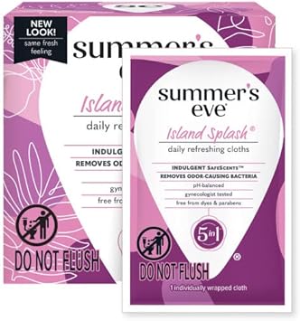 Summer'S Eve Cleansing Cloths Island Splash, 16 Count (Pack Of 3)