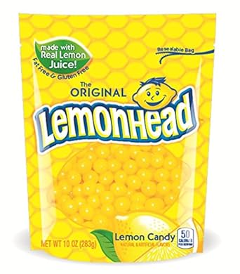 Lemonhead Candy, Lemon, 10 Ounce Bag : Grocery & Gourmet Food