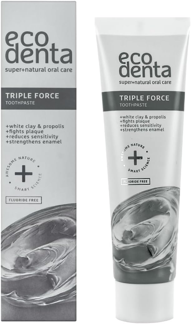 Ecodenta Gum Protection Toothpaste With Tea Tree Oil I Tooth Paste Without Fluoride, Strengthens And Protects The Gums I Toothpastes With Natural Ingredients, Suitable For Vegans, 75Ml
