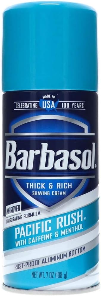 Barbasol Pacific Rush Thick & Rich Shaving Cream For Men, 10 Oz