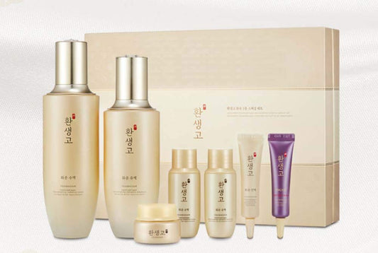 THE FACE SHOP Yehwahdam Hwansaenggo Rejuvenating Radiance Special Set | Nourishing,Hydrating,Revitalizing & Brightening Skin Complexion | Korean Skincare Set : Beauty & Personal Care