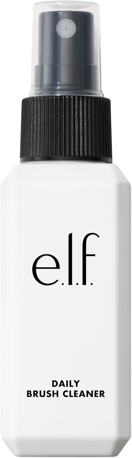 E.L.F. Cosmetics Daily Brush Cleaner, Small Clear 2.02 Fl Oz