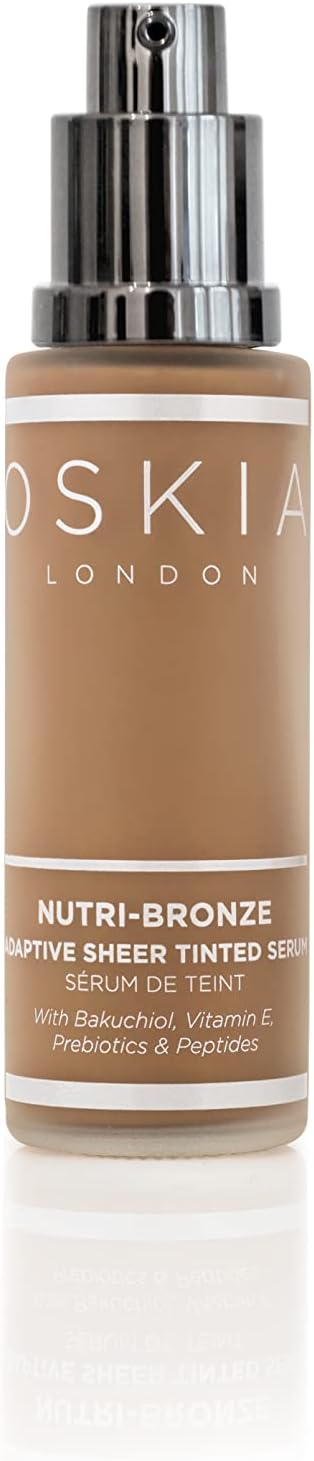 Oskia Nutri-Bronze Tinted Serum – Lightweight Tinted Face Serum With Vitamins & Hyaluronic Acid For Natural Glow